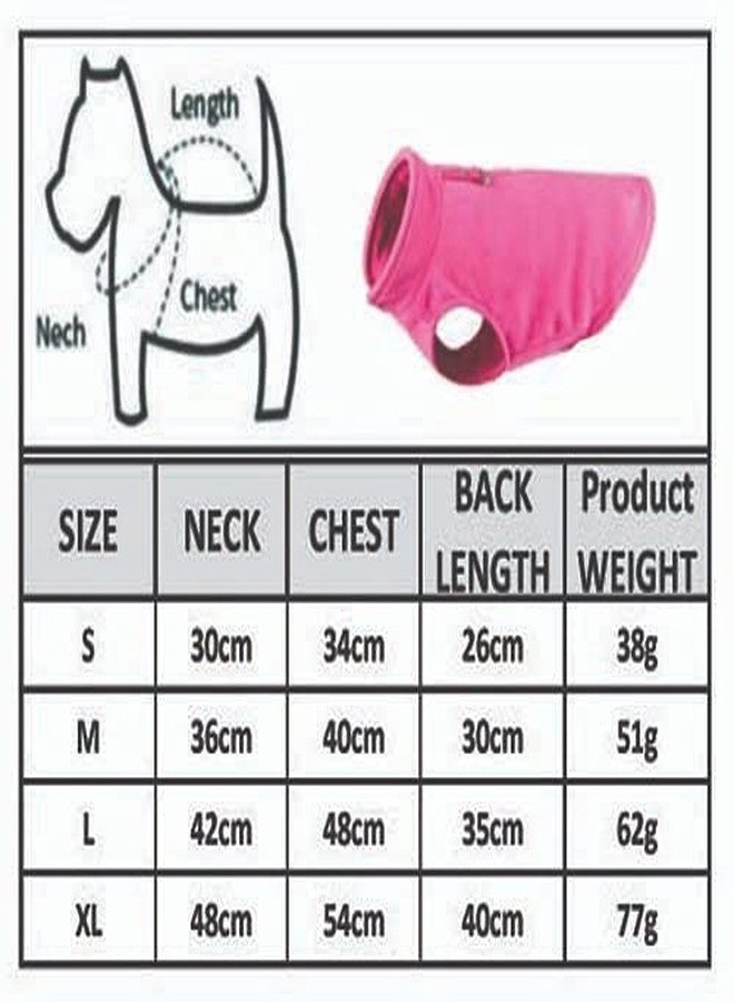 PETANGEL Fleece Lightweight Dog Sweater | Warm Pullover Polar Fleece Dog Jacket with Leash Attachment | Winter Small Dog Sweater for Shih Tzu, Pug, Lhasa Apso, Toy Bulldog, Poodle etc. (Pink) - Image 4
